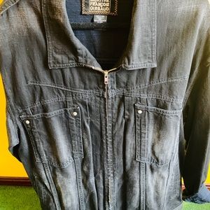 Denim black jean jacket